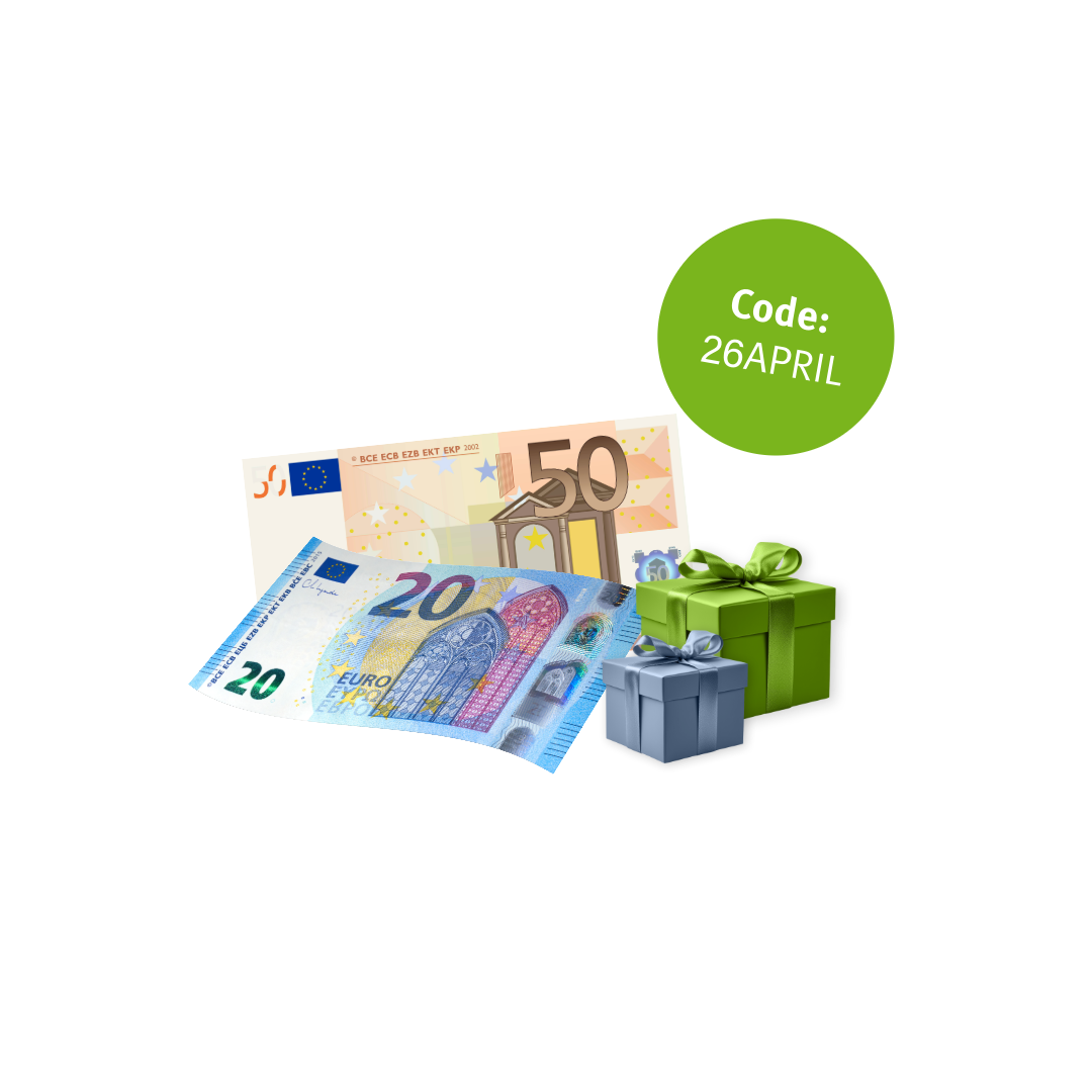 Zugabe bis zu 70 Euro Staffelrabatt