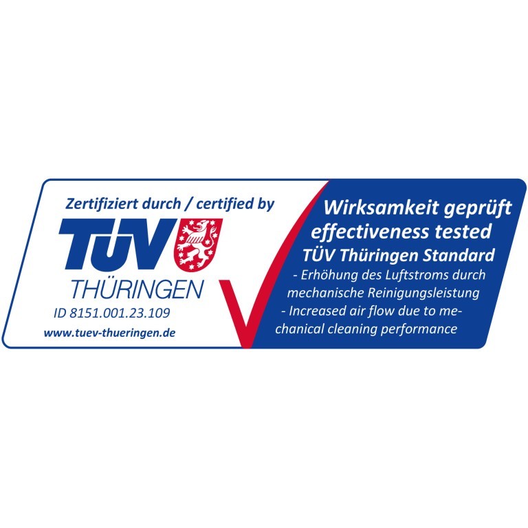 TÜV Thüringen zertifiziert Wirksamkeit