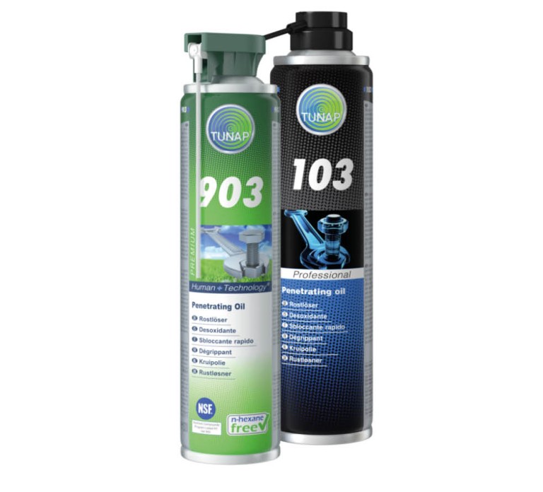 TUNAP Rostlöser Produkte Produktabbildung der Rostlöser von TUNAP