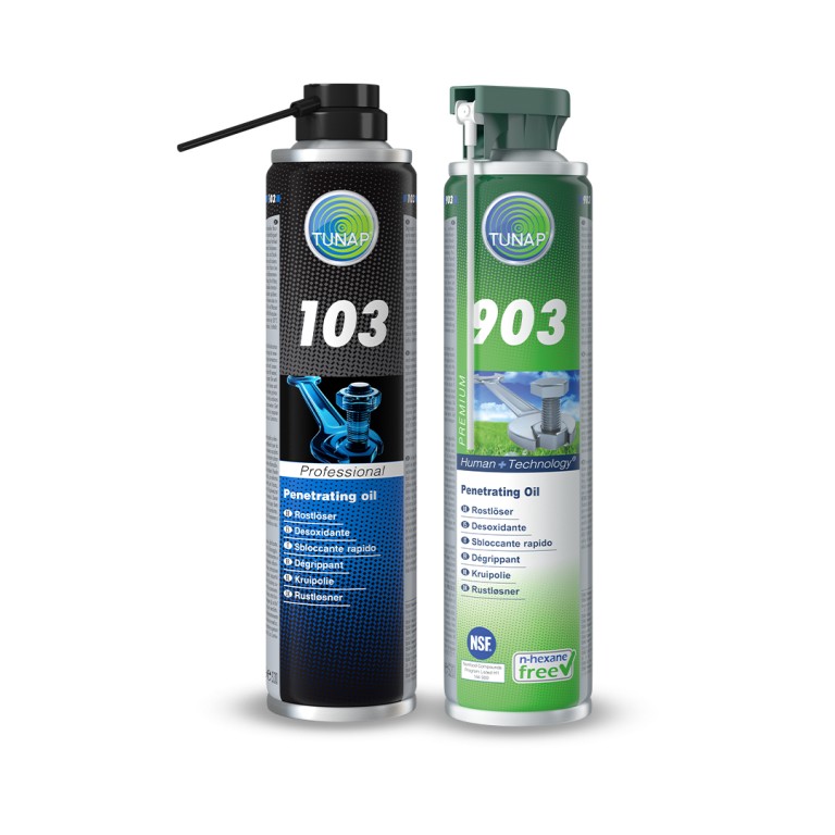 TUNAP Rostlöser Produkte Produktabbildung der Rostlöser von TUNAP